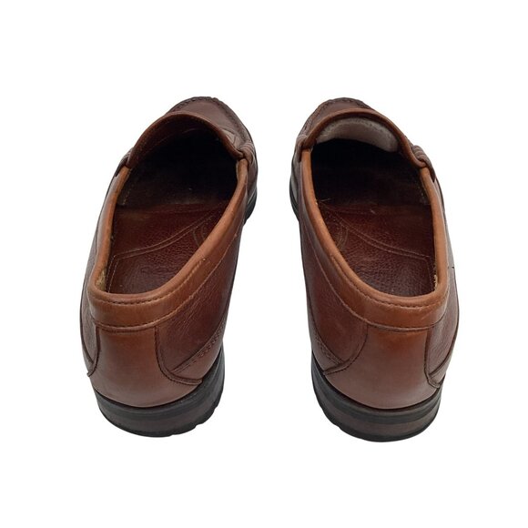 Allen Edmonds Quincy Pebbled Leather Penny Loafers Mens 11 Brown main image 5